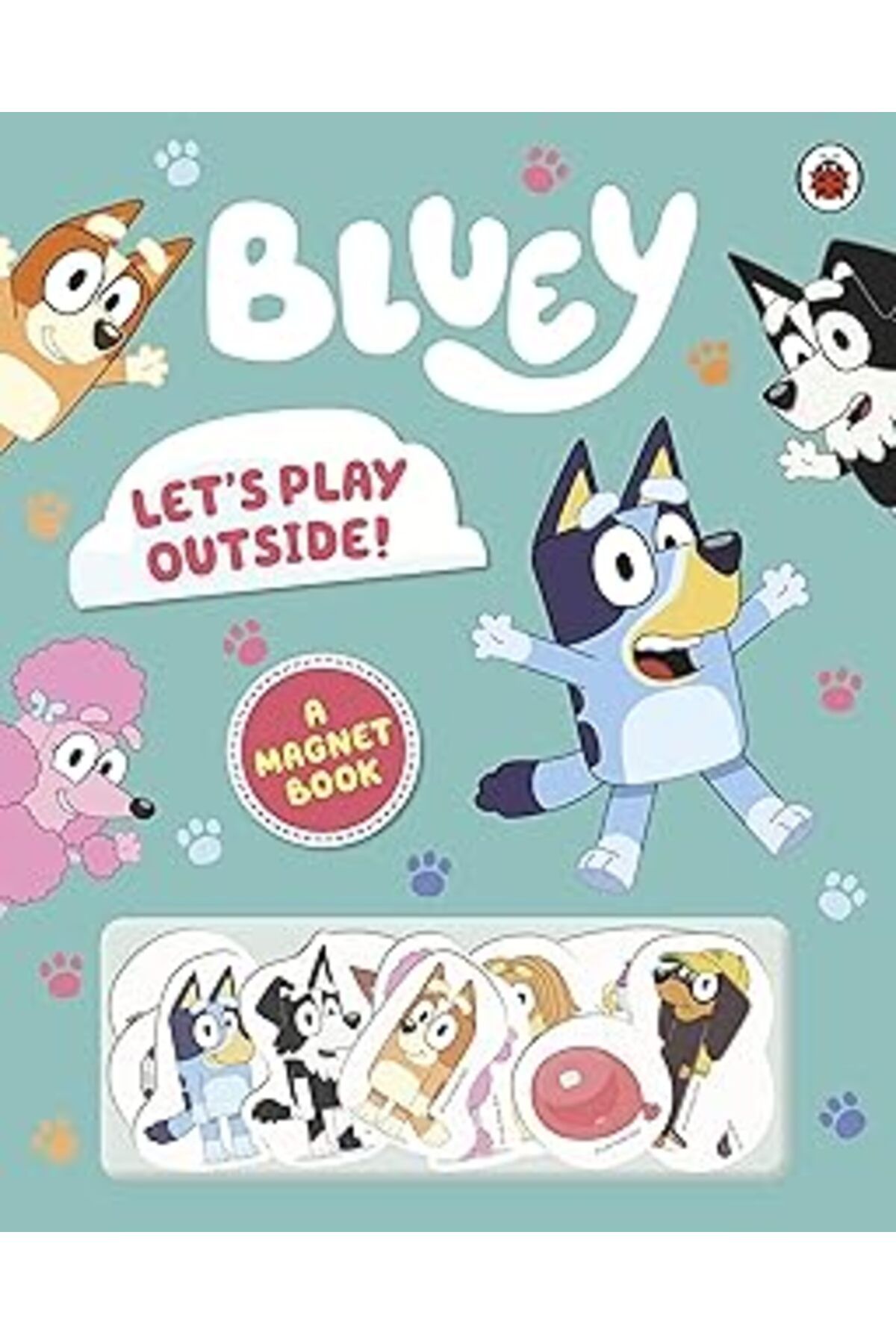 Qedii Bluey: Let'S Play Outside!: Magnet Book