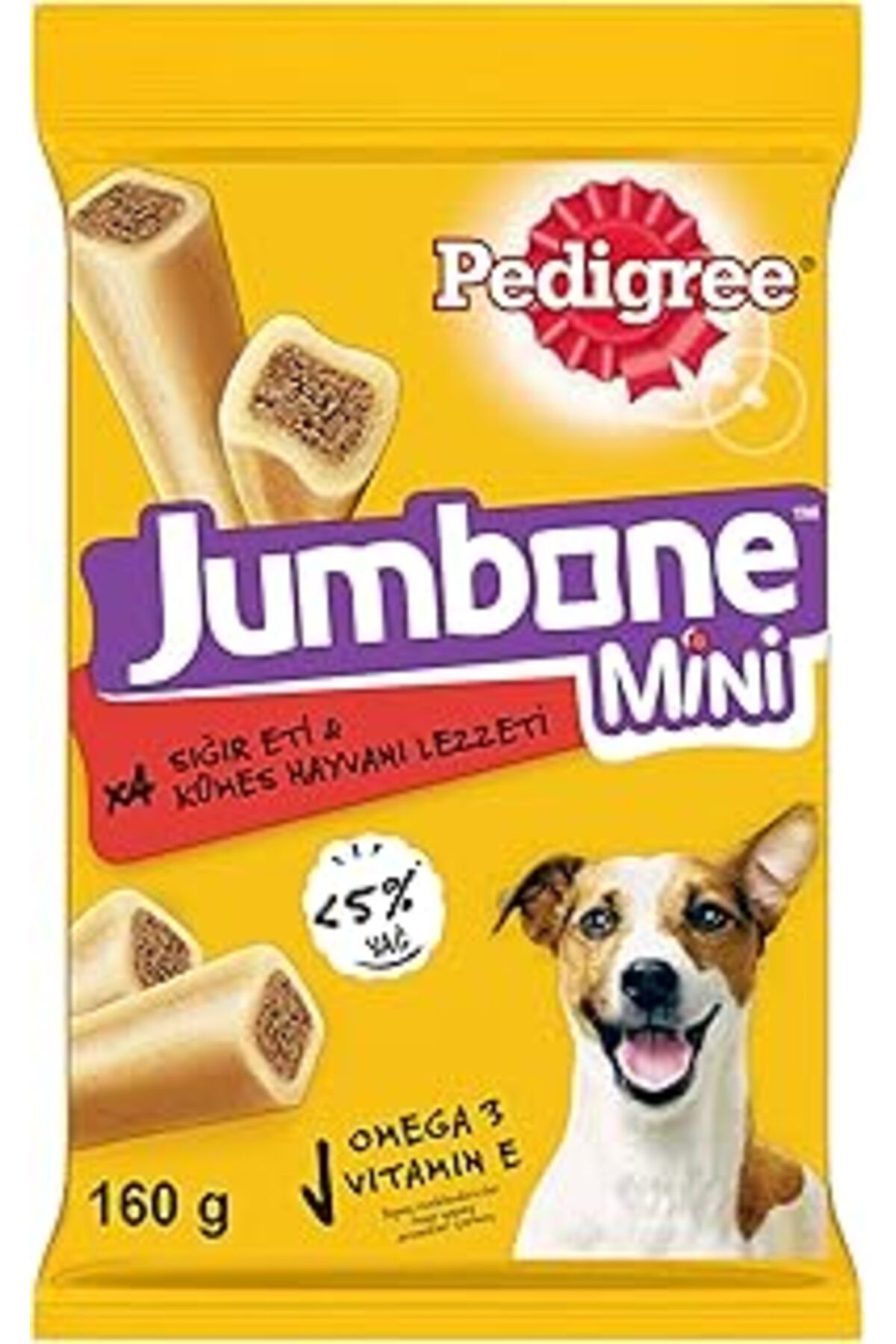 NETWORK ART Pedigree Köpekler İçin Jumbone Sığır Etli Ödül Maması 160 G