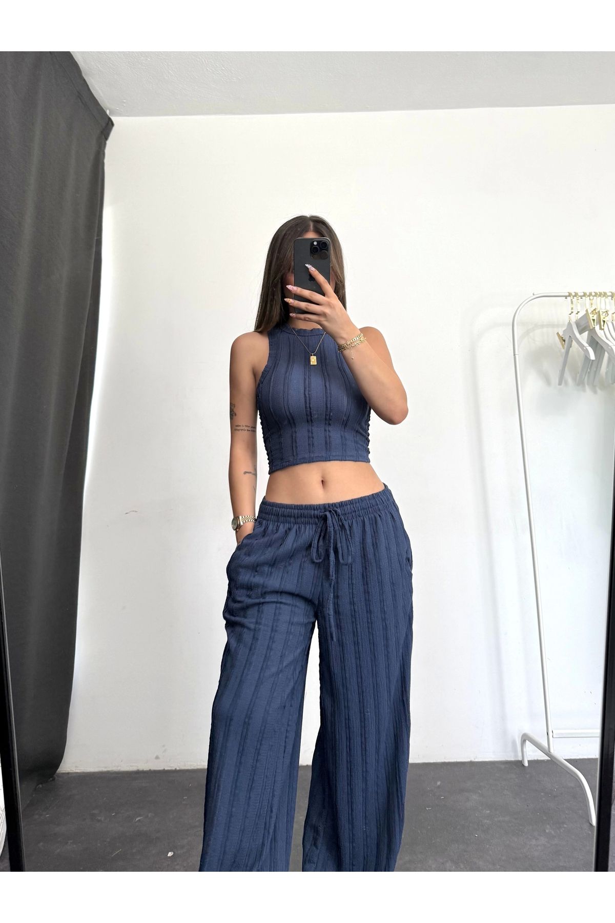 nona butik Olala Takım - Lacivert