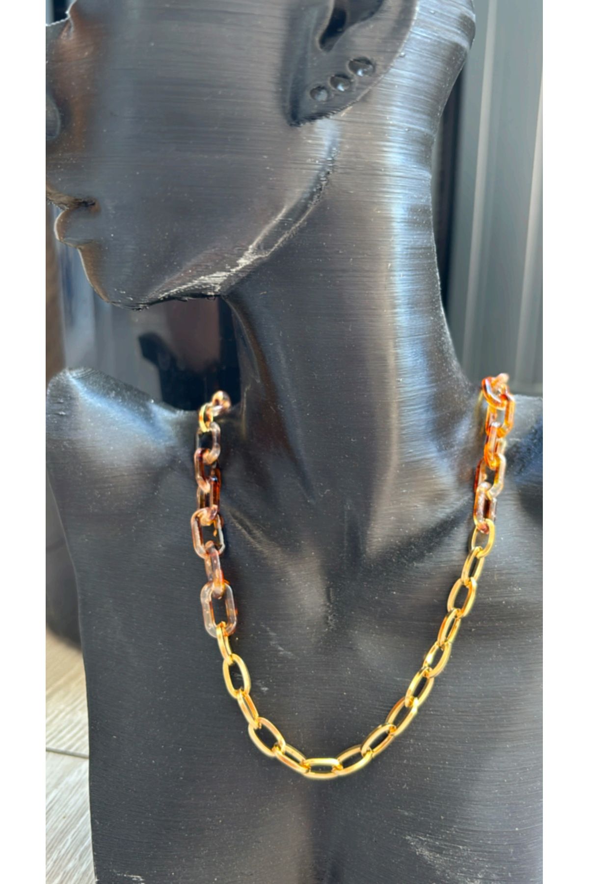 studio shine Leopar kolye