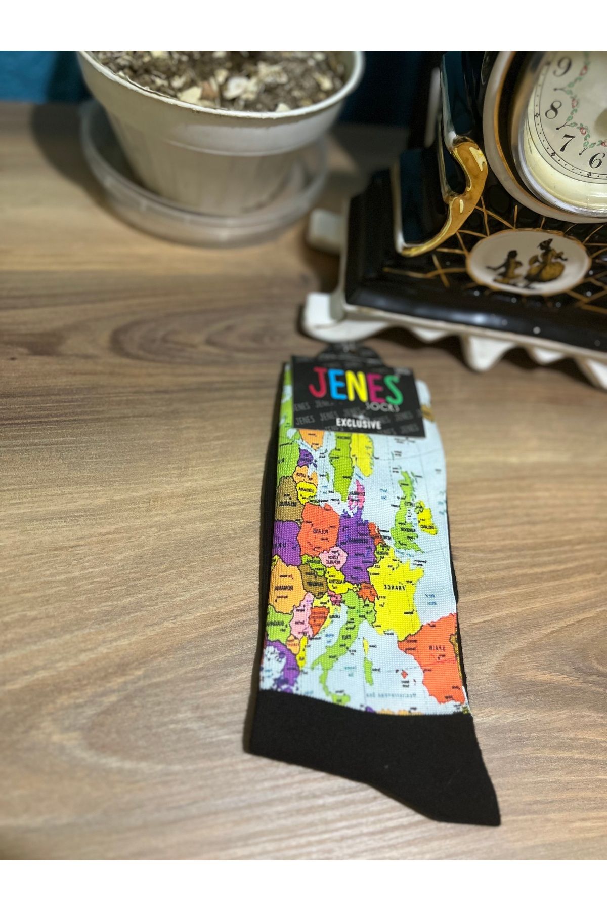 JENES Dijital Baskılı Çorap Uzun Soket Premium Unisex Çorap