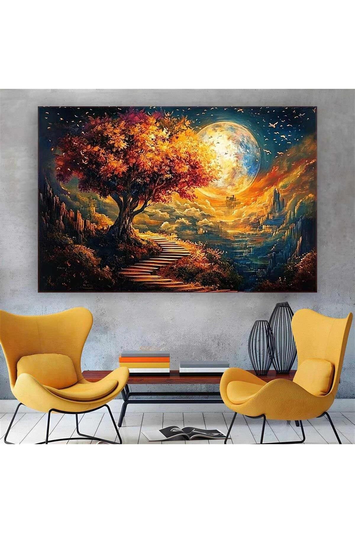 Ritmo Canvas Ormanın Yolu 5 Kanvas Tablo