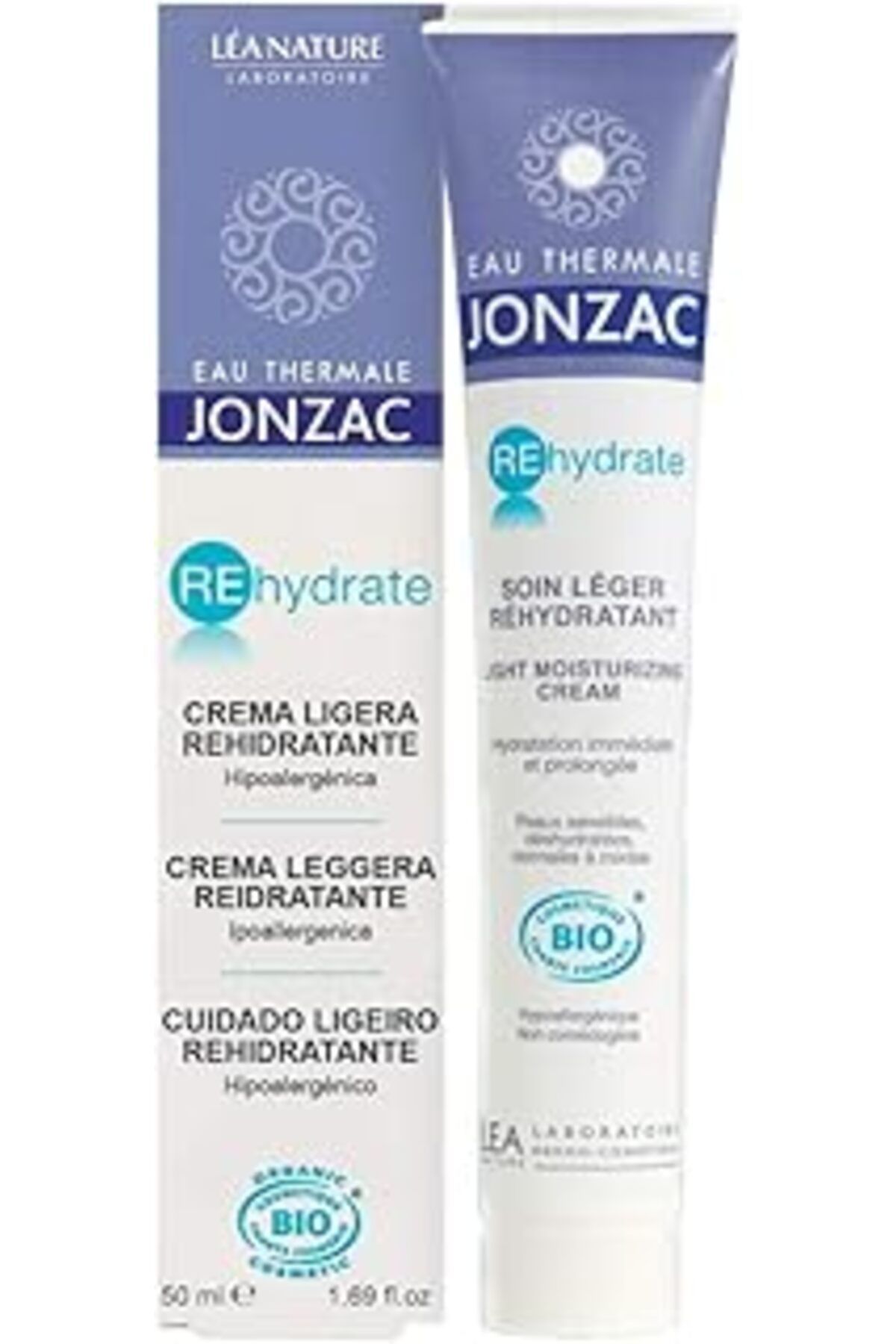 ASİTAN Jonzac Rehydrate Light Kuru Ve Hassas Ciltler Için Organik Nemlendirici Bakım Kremi 50Ml