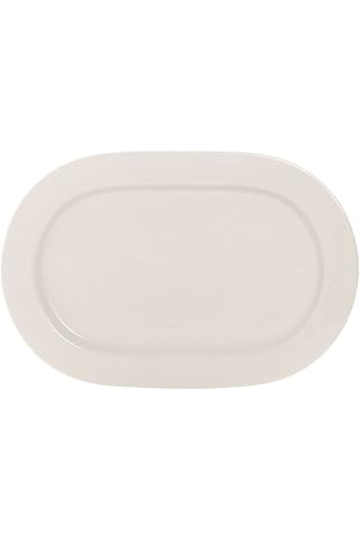 Mu Art Ahşap 04Alm002985 Kayık Tabak, Porselen, Modern, Tekli