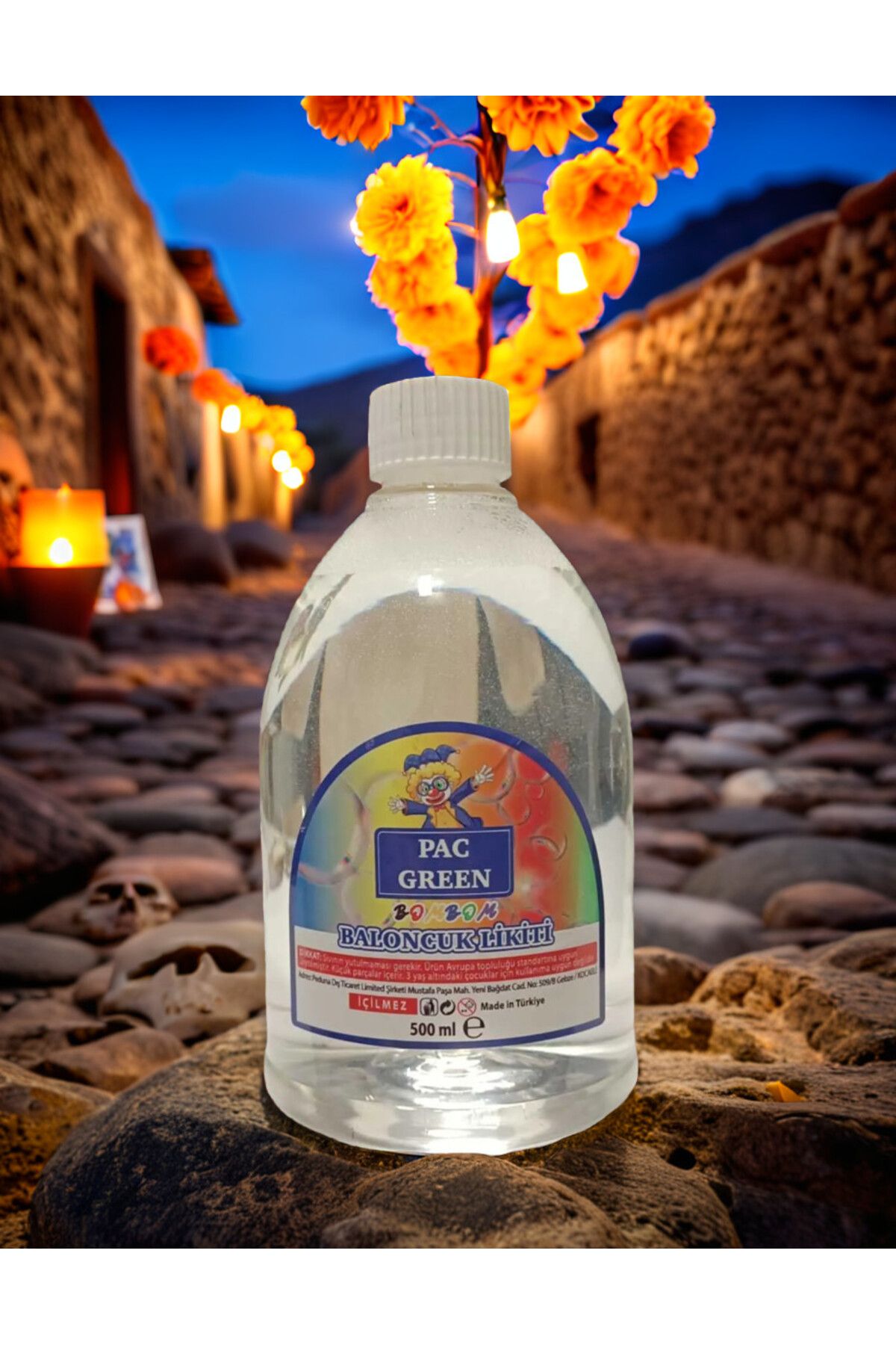 OMZ Baloncuk Likiti Köpük Tabancası Baloncuk Sıvısı 500ml Eğitici Oyuncaklar