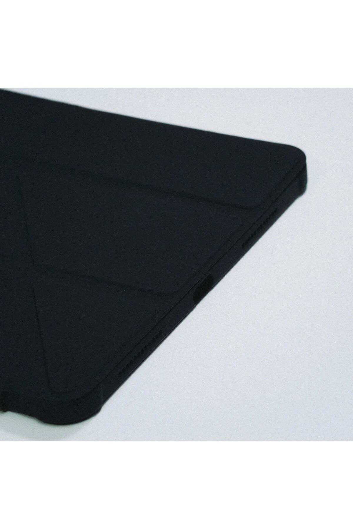 Case iPad 9.7 Uyumlu Kalemlikli Smart Kapaklı Tablet Kılıfı – Katlanabilir Mavi Kılıf