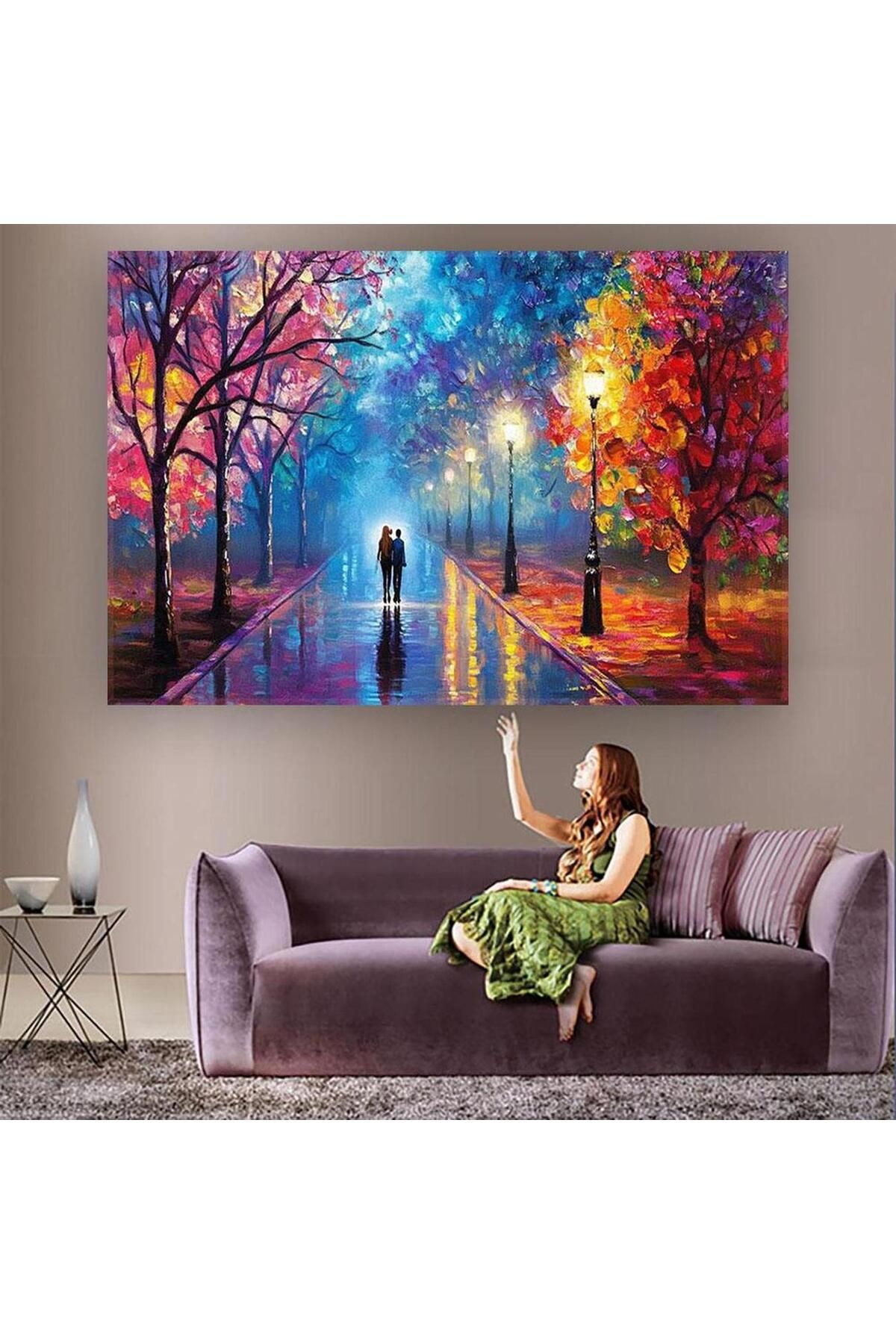 Ritmo Canvas Gökkuşağı Yolu Kanvas Tablo