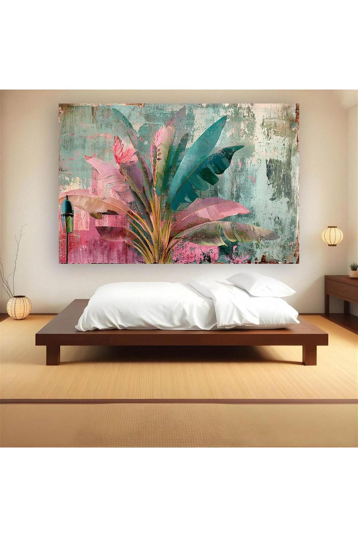 Ritmo Canvas Soyut Yapraklar Kanvas Tablo