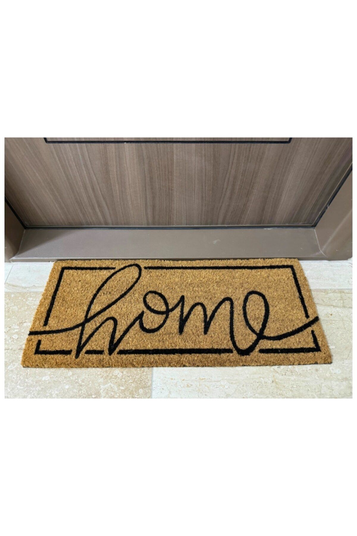 OPTIM DEKO-Entrance Mat for Steps, Narrow 60x25x1.50 cm, Home Model from Rubber and Coconut Fiber, DM61 3