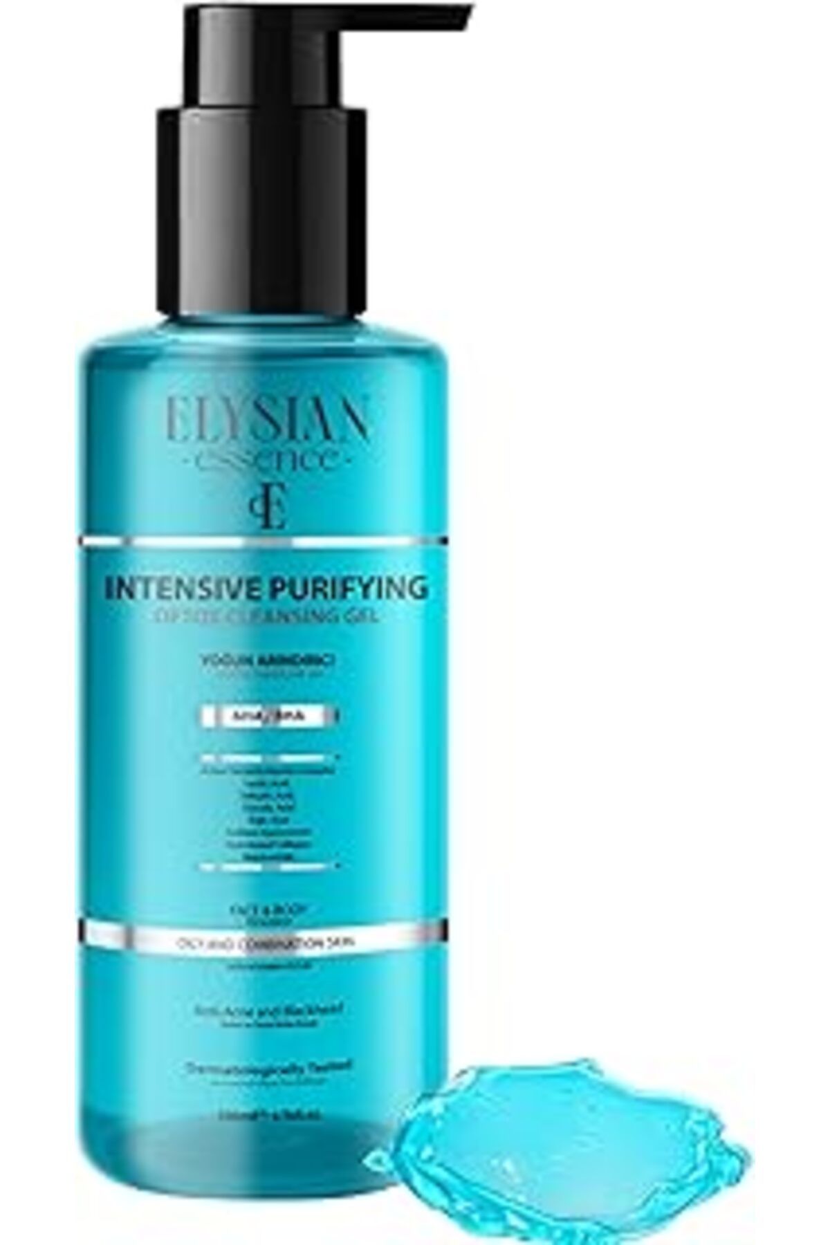 Mu Art Ahşap Elysian Essence Yoğun Arındırıcı Detoks Yüz Temizleme Jeli - Ve Siyah Nokta Karşıtı - Aha B