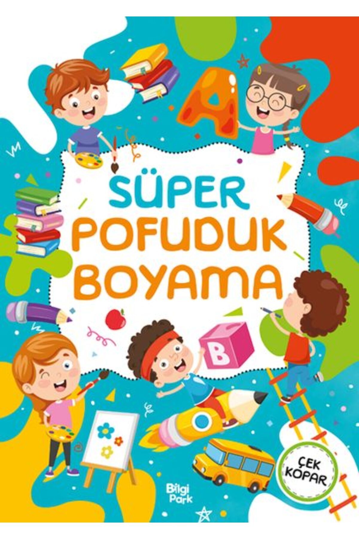 Destek Yayınları Süper Pofuduk Boyama Kitabı