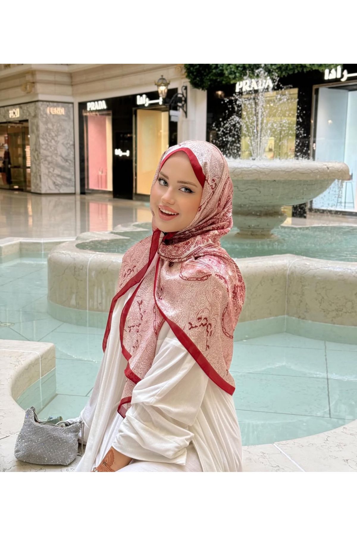 LEİLA SCARF İTHAL VUAL İPEK