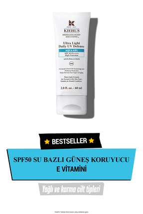 Kiehl's Ultra Light Günlük Uv Koruyucu Aqua Jel Güneş Kremi - Spf50 60 ml