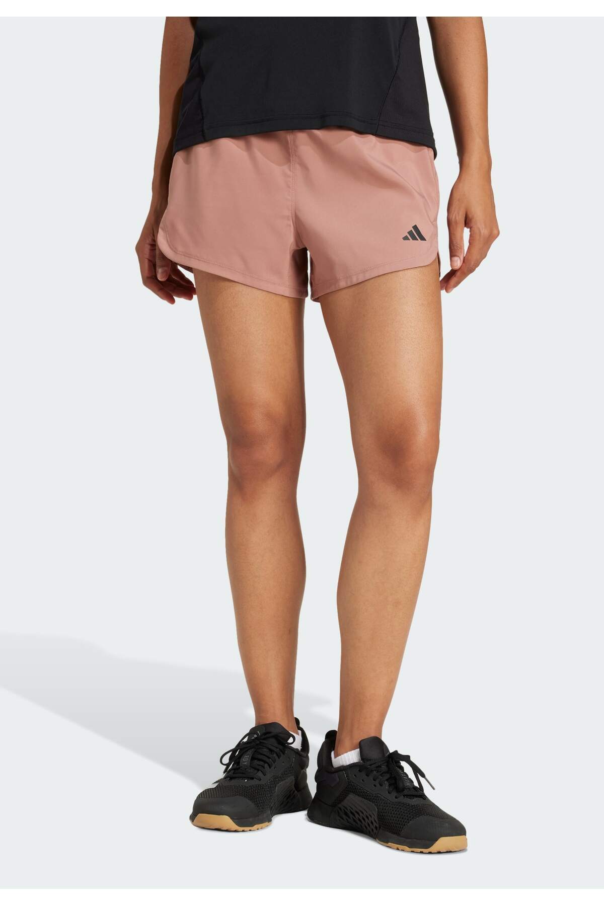 adidas-Pacer Training 3-Stripes Woven High-Rise Shorts 8