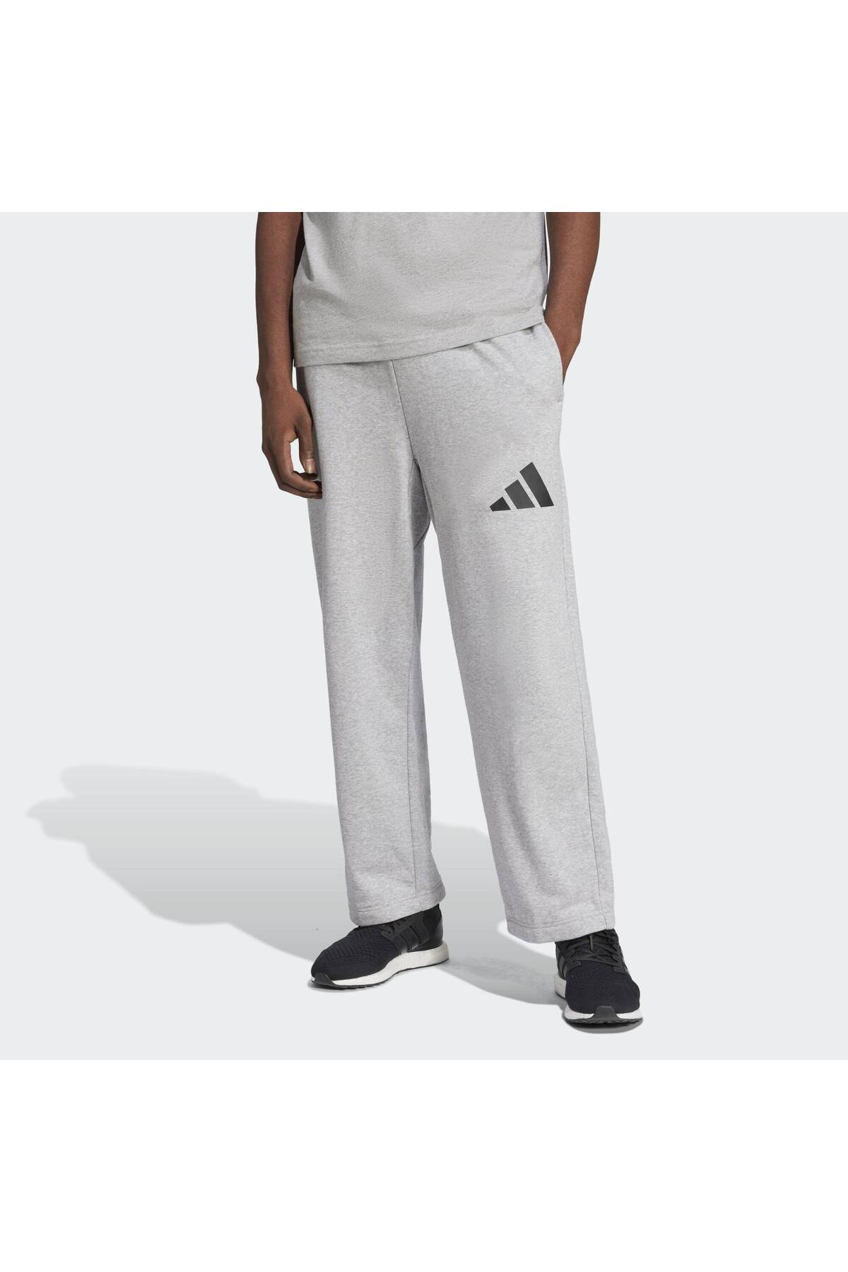 Essentials Wide Leg 3 Bar Logo Eşofman Altı