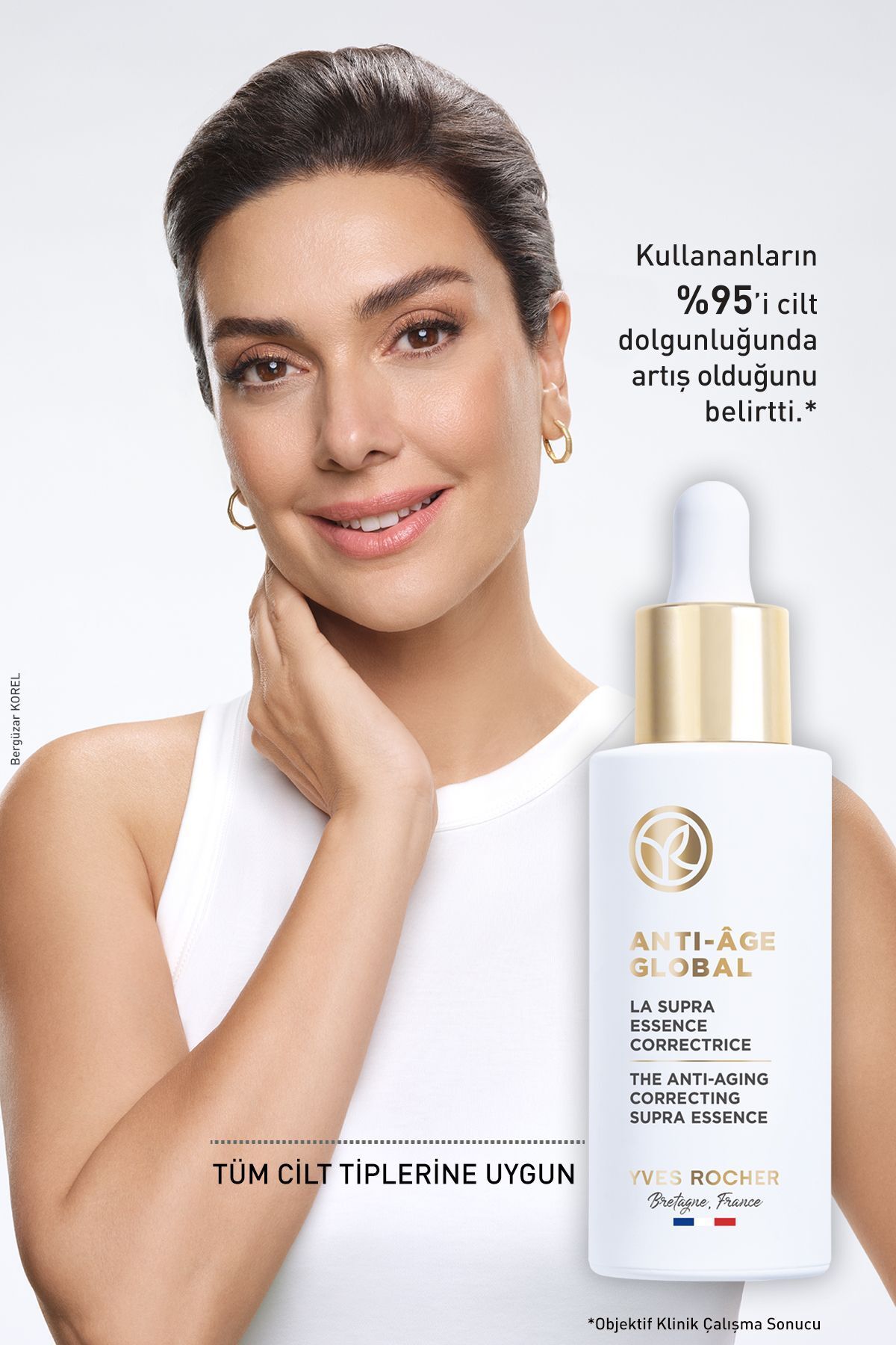 Yves Rocher سرم مراقبت از سلول های بنیادی پوست گیاهی ضد پیری ویتامین C و شیرین بیان 50میل