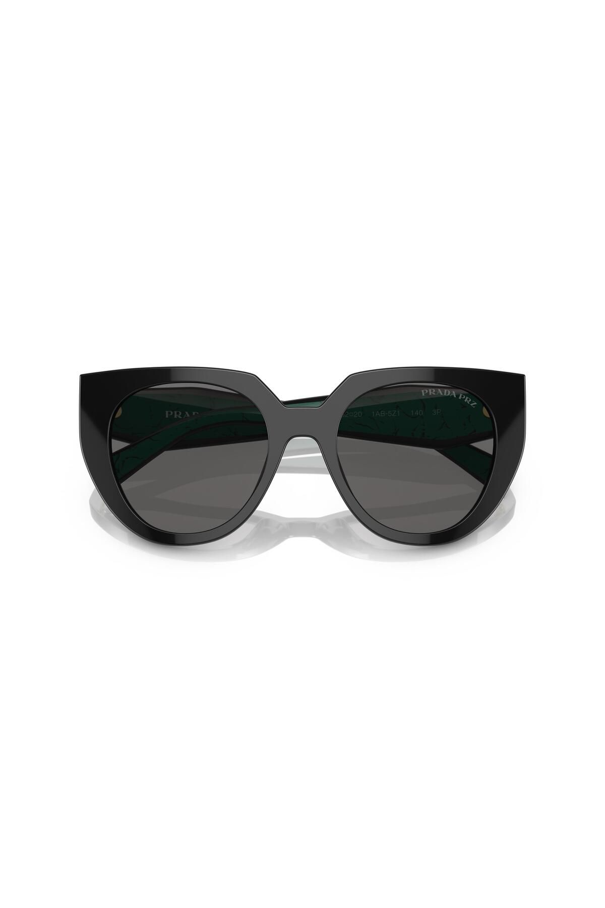 عینک آفتابی مشکی زنانه پلاریزه 14ws Col 1ab 5z1 52 20 140 Prada