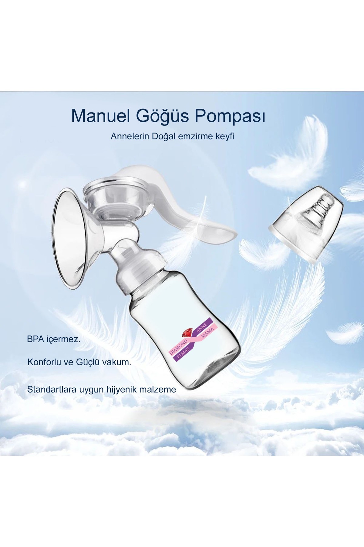 Diamond Mama Elmas Göğüs ve Süt pompası MANUEL,DIAMOND MAMA ELMAS ANNE markalı XN-J203 fotoğrafı 5 (önizleme)