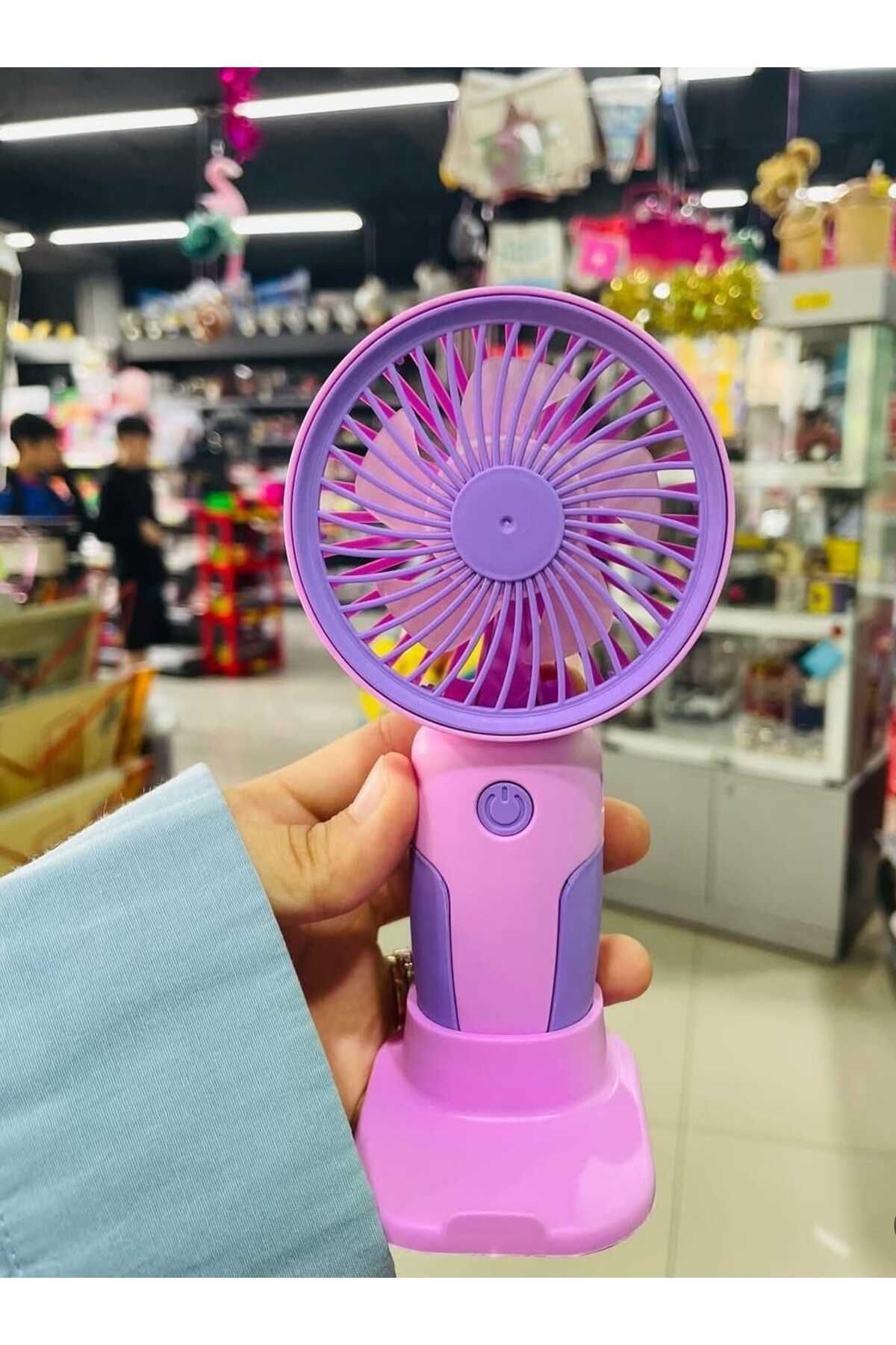 EmrahGültekin Şarjlı 3 Kademeli Mini Fan – Taşınabilir & Masaüstü Serinlik Turbo Üfleme Teknolojisi