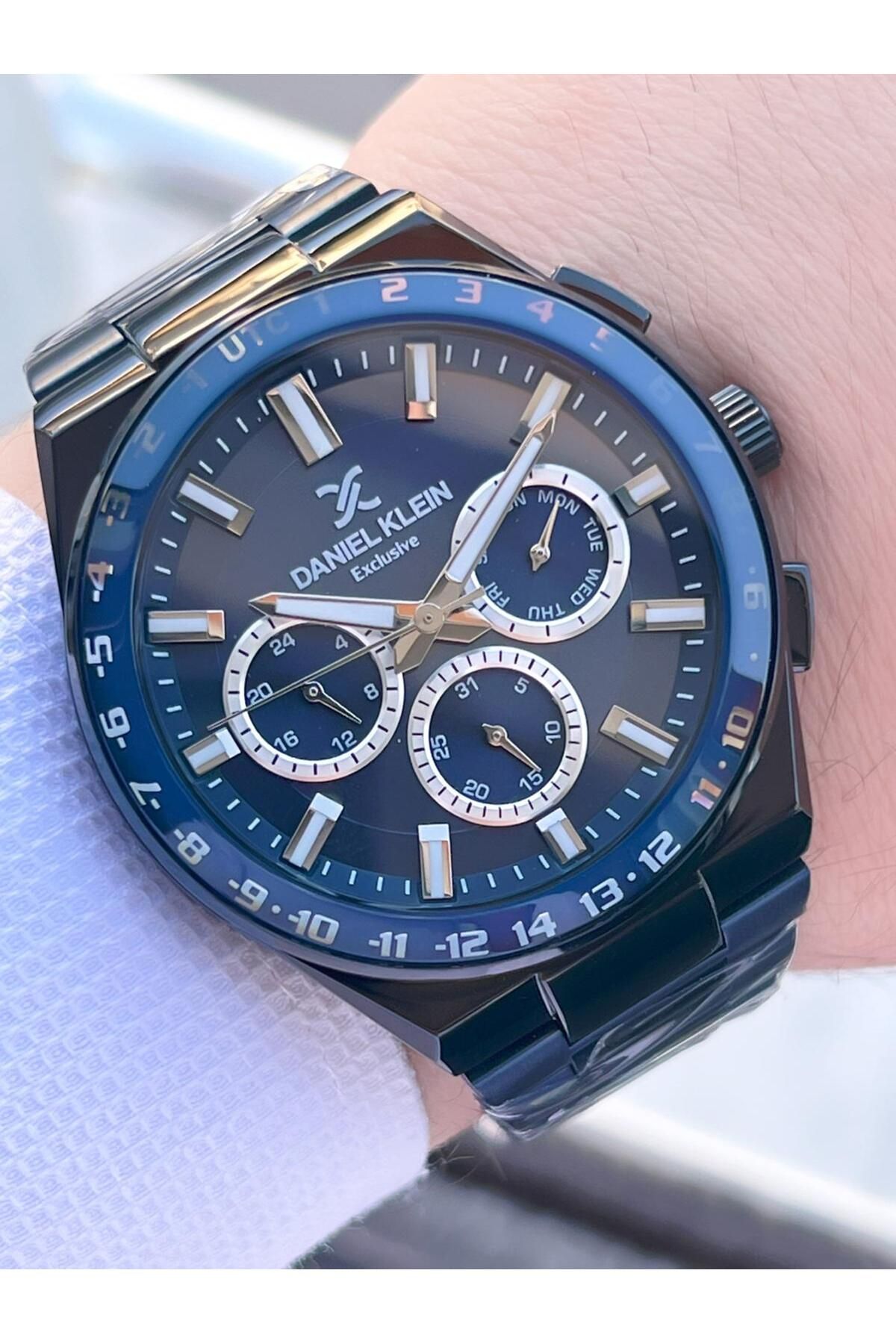 Daniel Klein-Danielklein 30 Mtsu Proof Men's Wristwatch - 24 Months Warranty, Special Box, Active Inner Functions 6