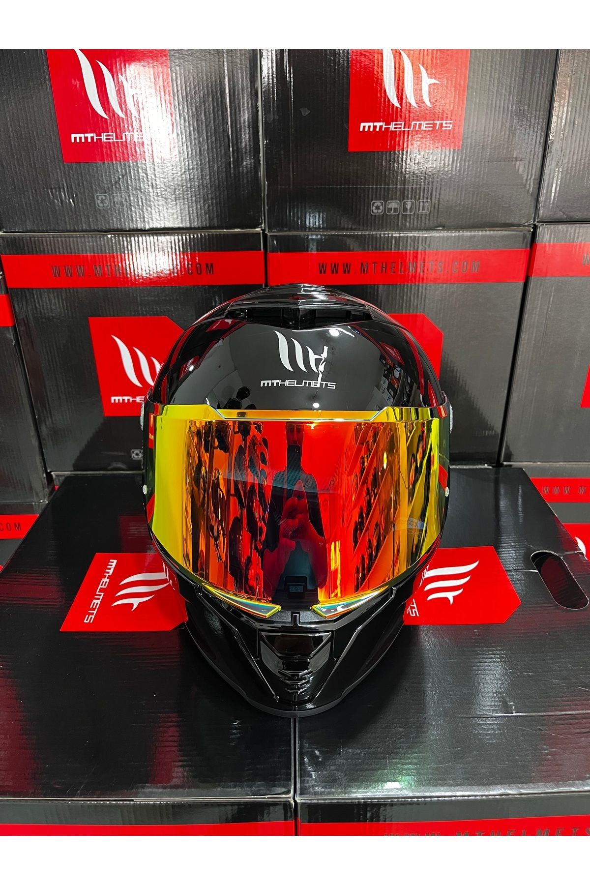 MT Helmets Thunder 4 Sv kask (şeffaf vizörlü)