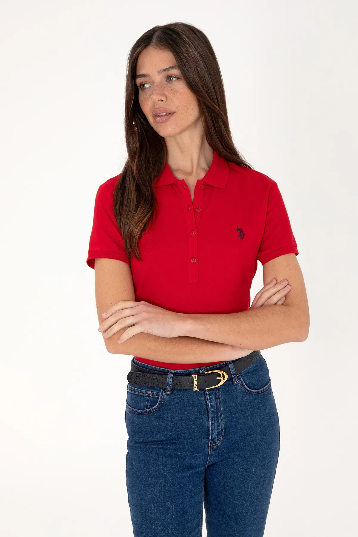 پولوشرت زنانه یقه پلو | یو اس پولو U.S. Polo Assn. GTP-IY24 DMLS TR - تصویر 2