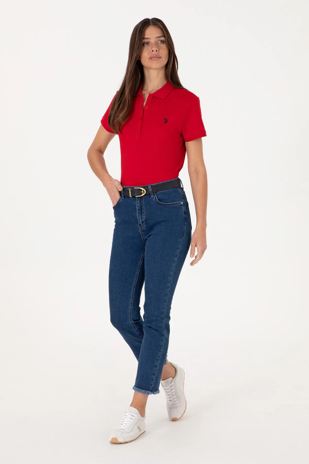 پولوشرت زنانه یقه پلو | یو اس پولو U.S. Polo Assn. GTP-IY24 DMLS TR - تصویر 4