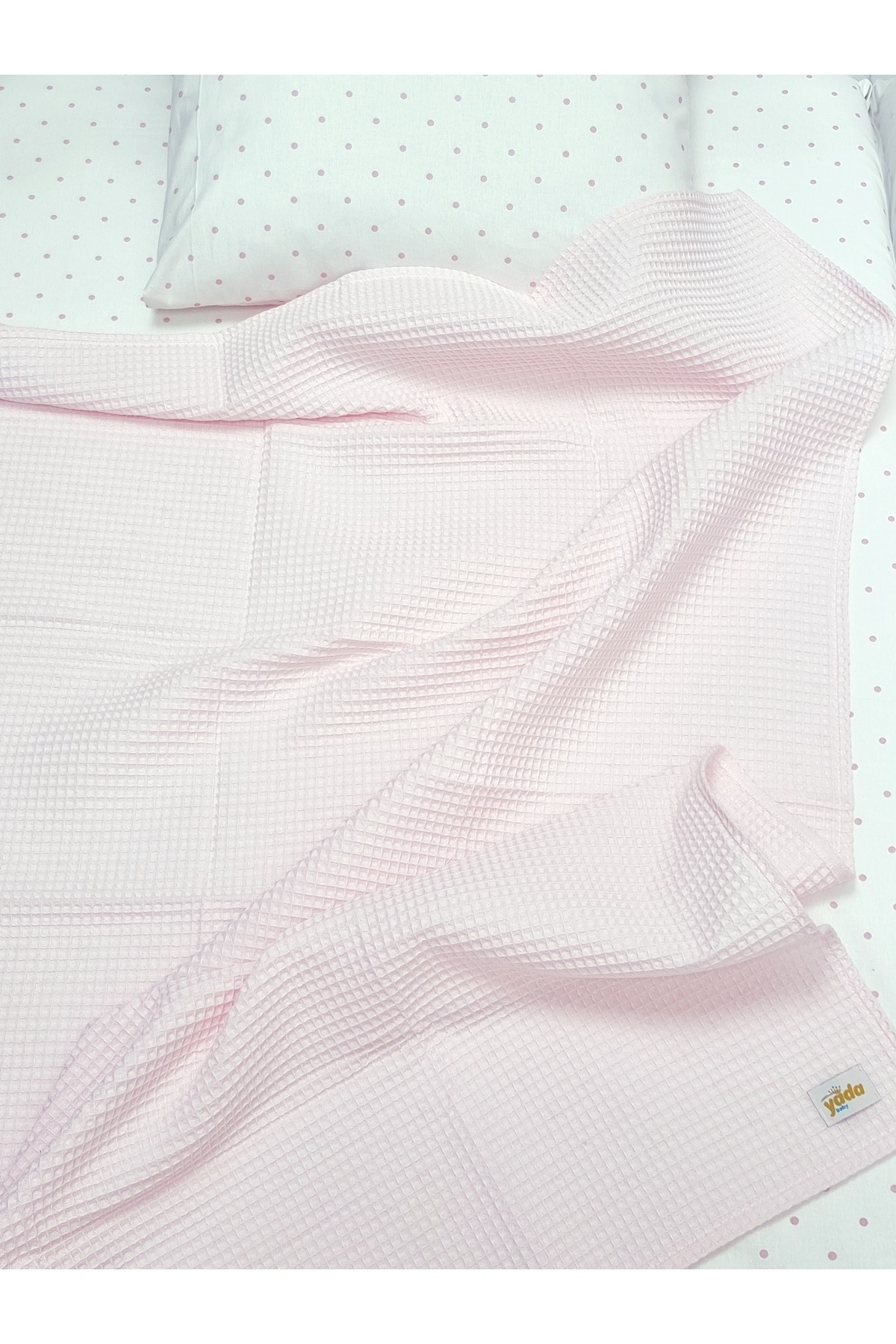 Yada Baby %100 Pamuk Poplin Waffle Bebek Pike Takımı (80 X 120 CM) (OEKO-TEX SERTİFİKALI) fotoğrafı 5 (önizleme)