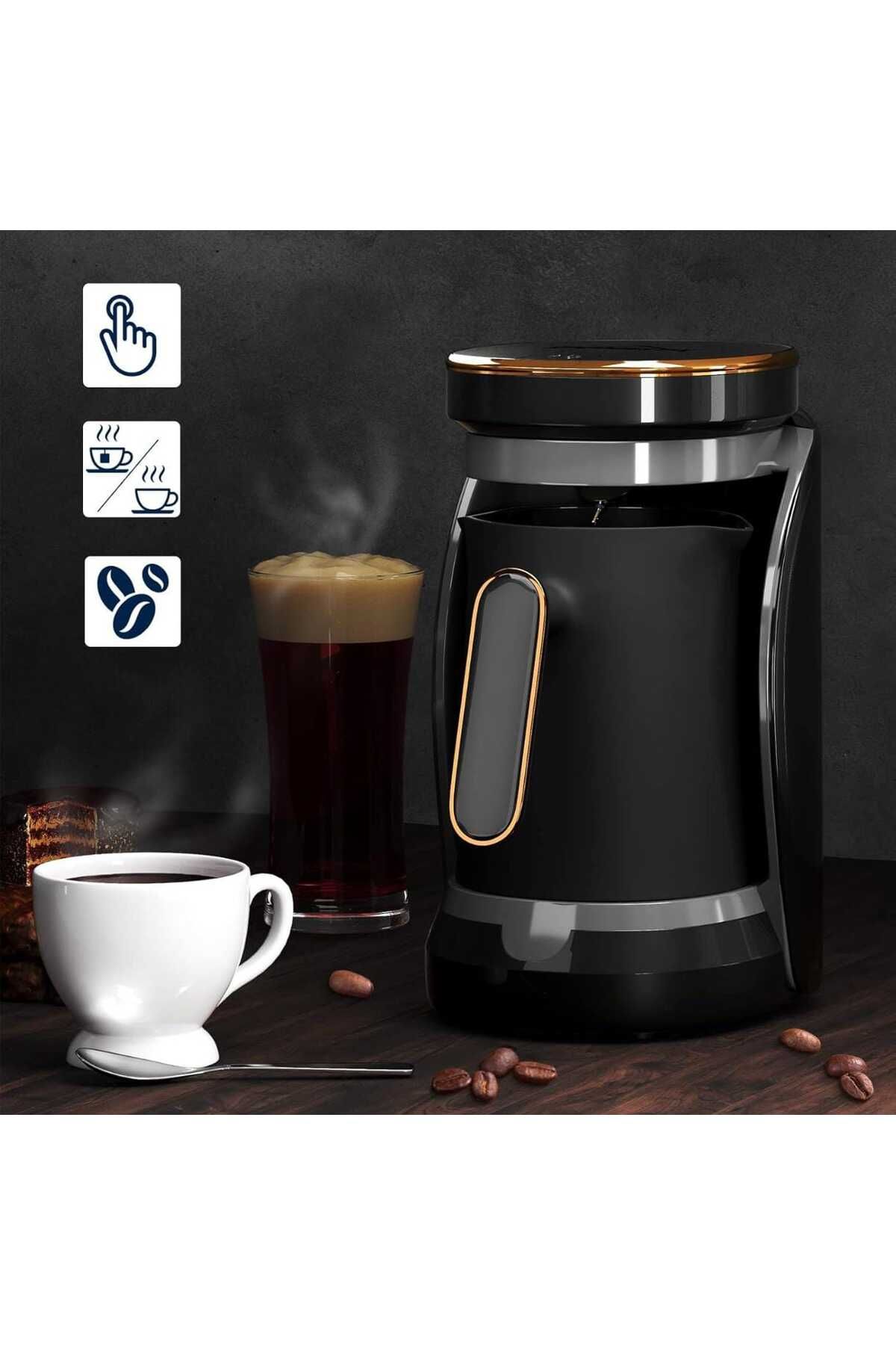 Generic-Turkish Coffee Maker With Smart Touch Button – Non-stick, Multi-function Machine For Hot Drinks 4