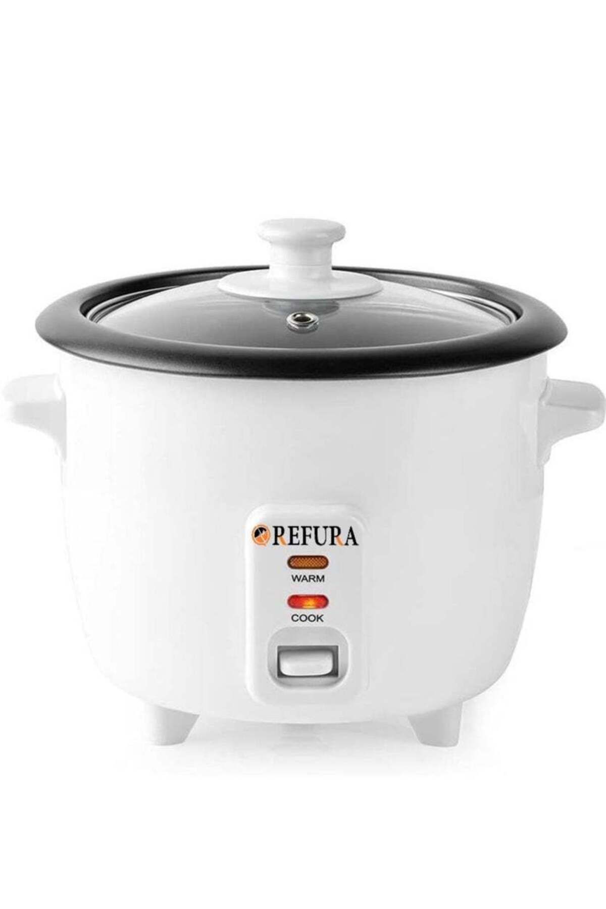 REFURA-2 in 1 Rice Cooker & Steamer 600 ML / Non-Stick Removable Bowl / Keep Warm Functionality / 35 6