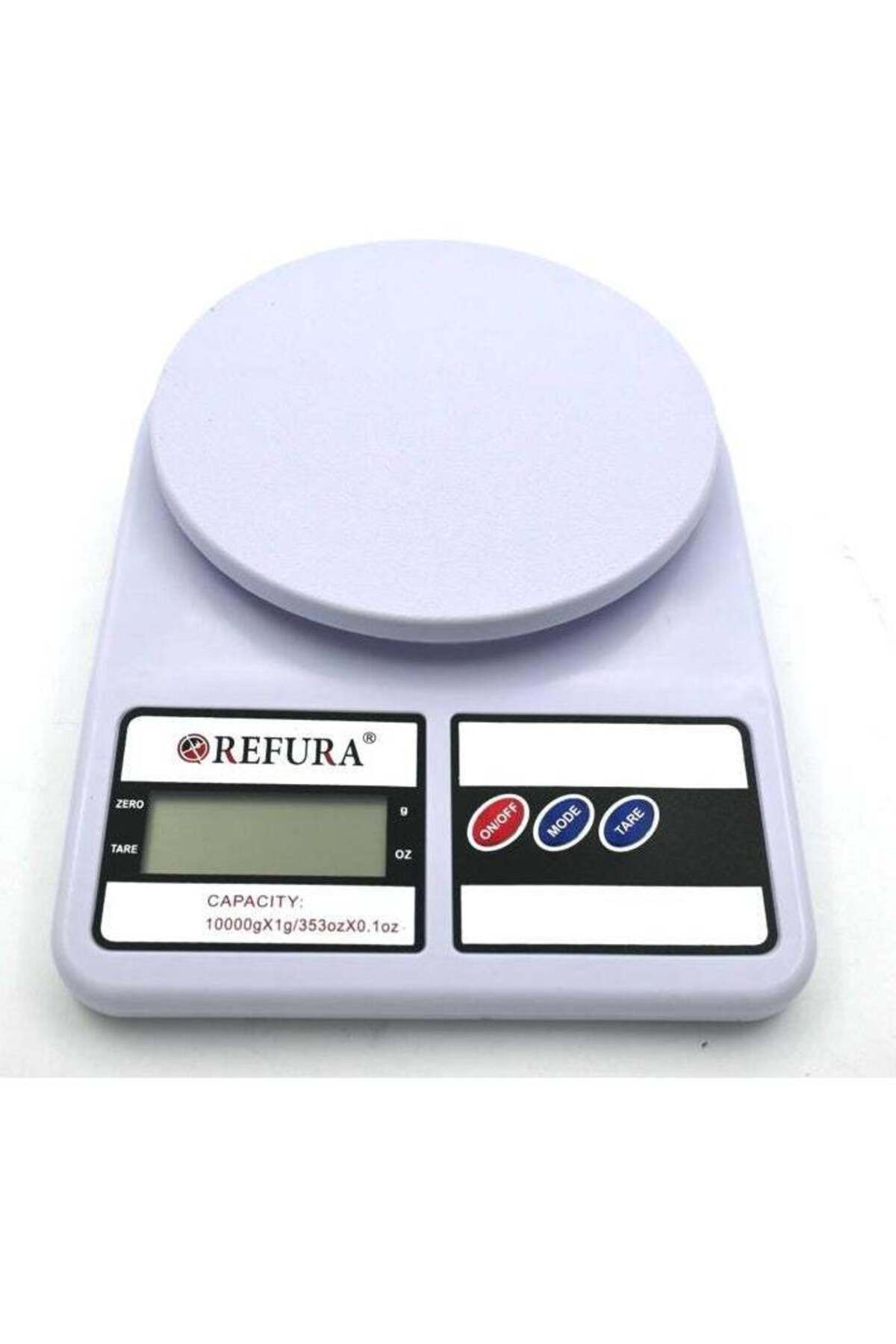 REFURA Kitchen Scale upto 10 KG Capacity White RE-211