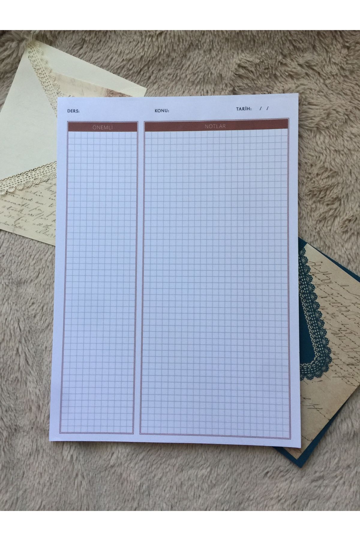 LaCerdaDesign A4 Notepad, Memopad Not Defteri