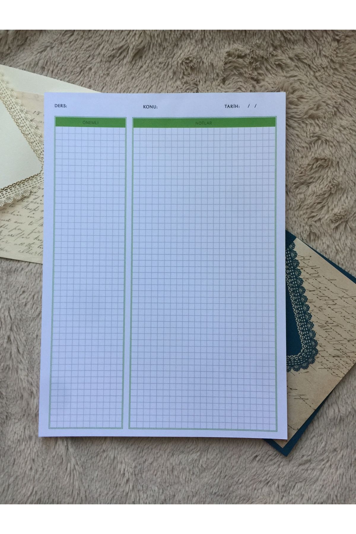 LaCerdaDesign A4 Notepad, Memopad Not Defteri