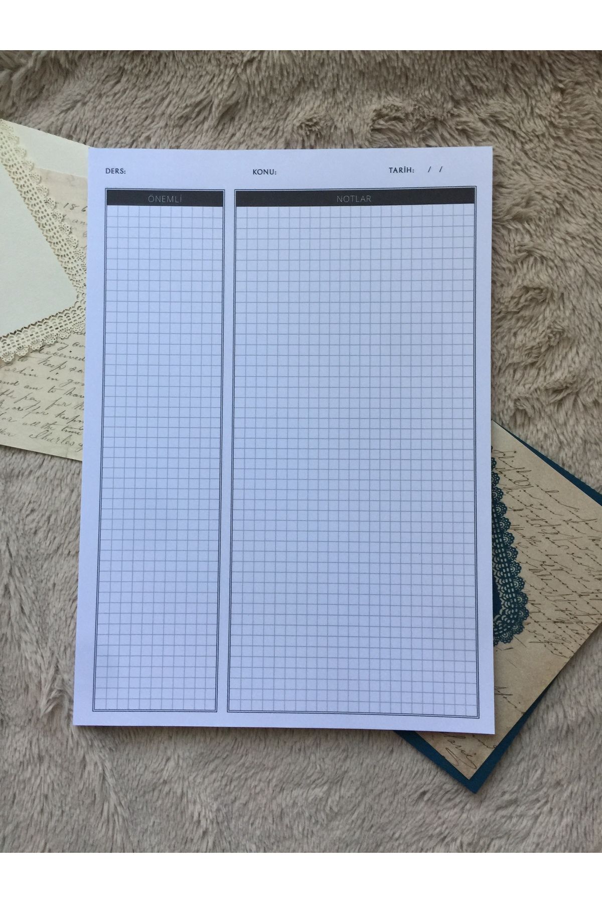 LaCerdaDesign A4 Notepad, Memopad Not Defteri