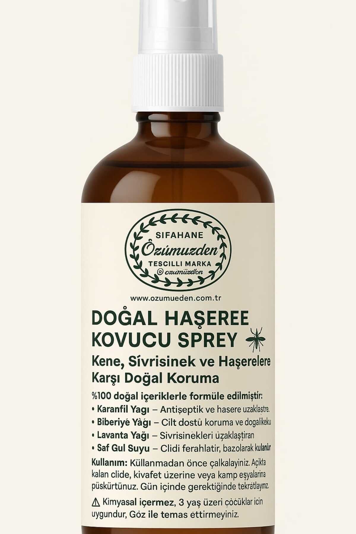 özümüzden Kene Sivrisinek Haşere Kovucu Sprey 100ml