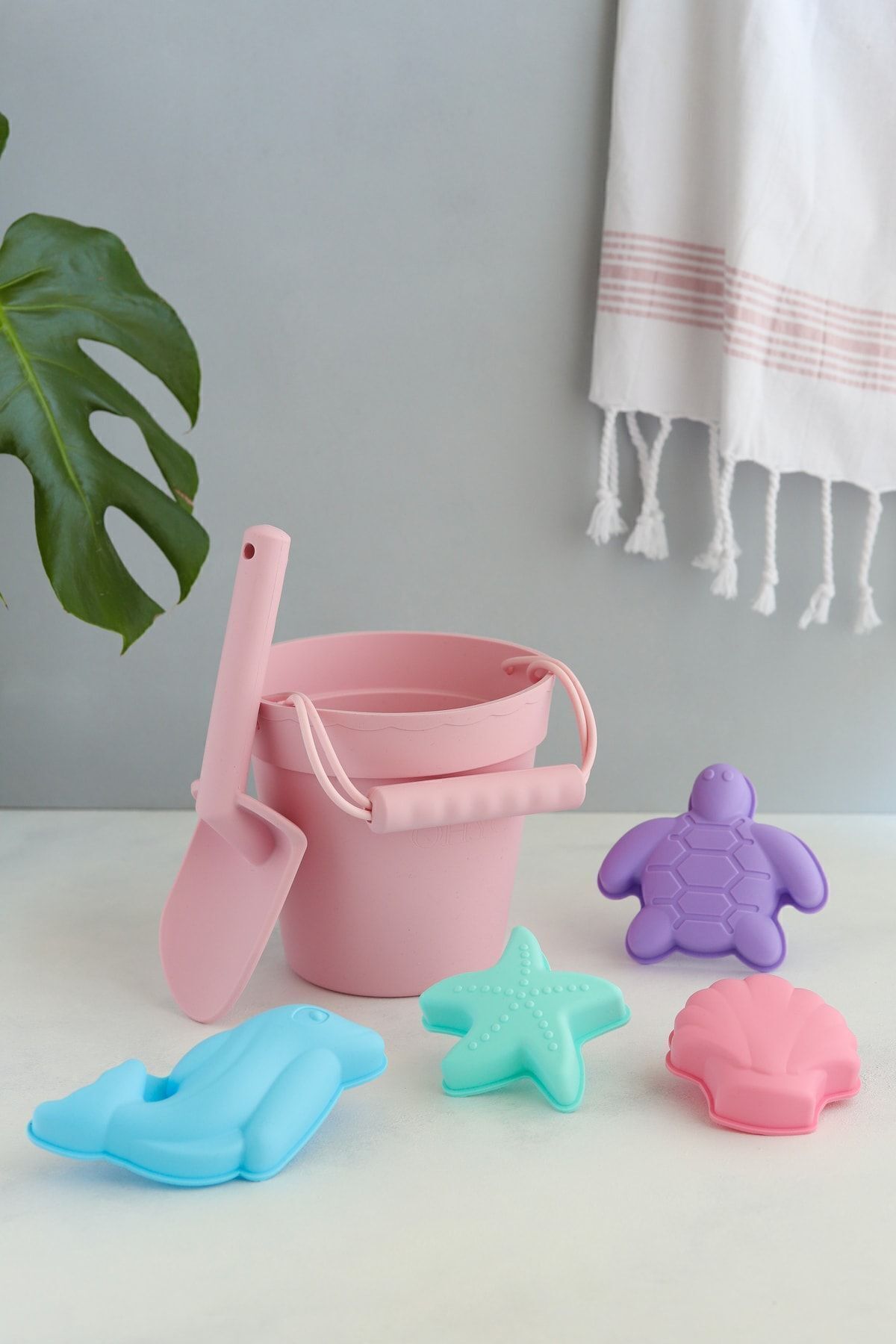 Genel Markalar Silikon Katlanabilir Kova Seti – Bpa'sız, Taşınabilir Plaj & Banyo Kova Seti (PEMBE) fotoğrafı 3 (önizleme)