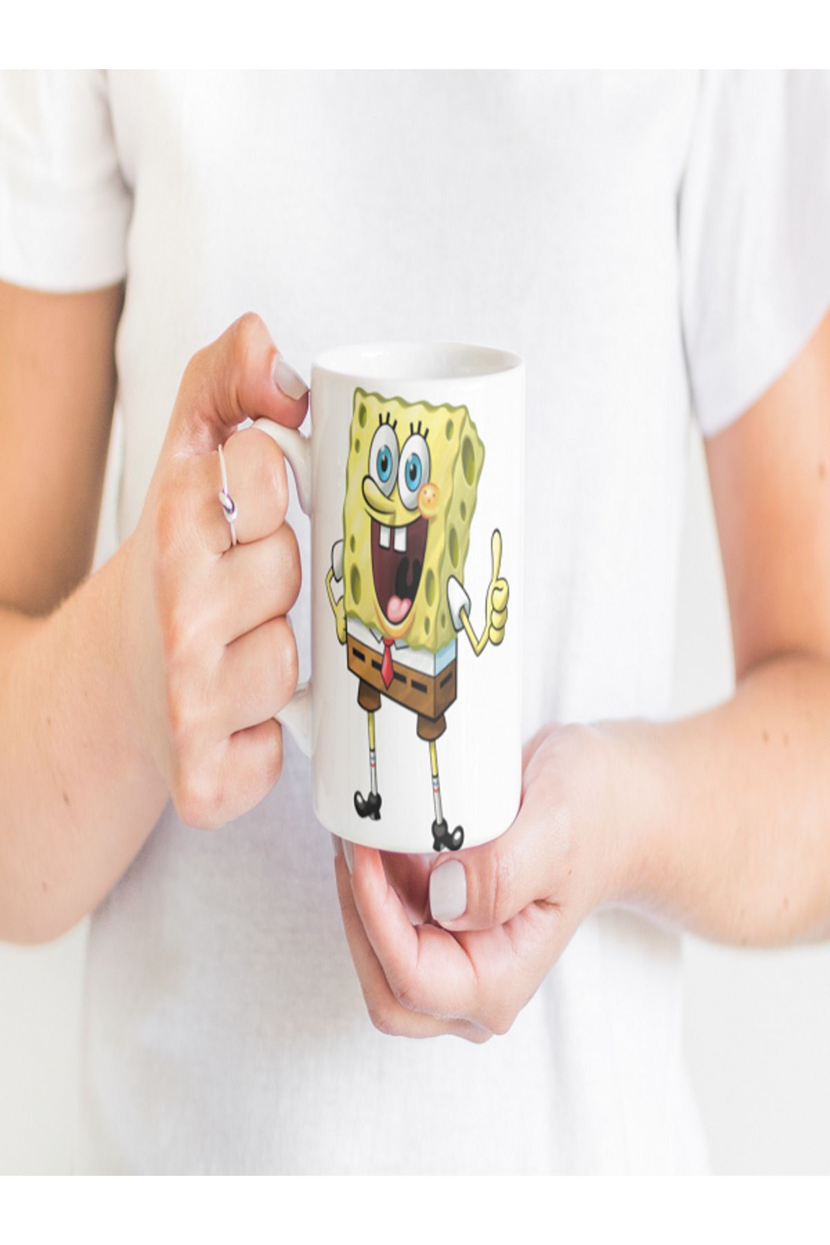 BERFA STORE Sünger bob baskı kupa bardak