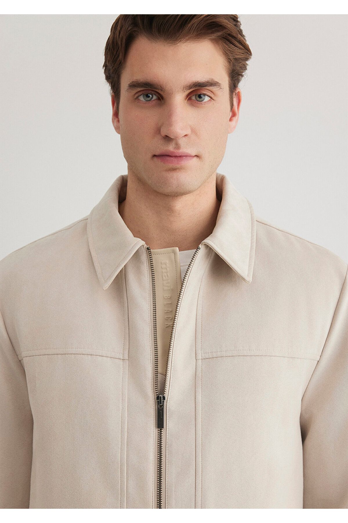 Mavi-Jachetă din piele artificială ecru Regular Fit 0110538 -70004 6