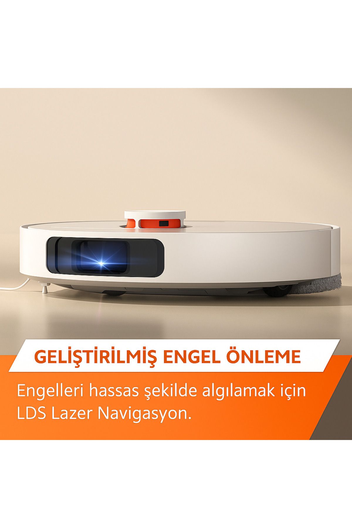 Xiaomi-Mi Robot Vacuum X10 Mop and Sweep 4000Pa Powerful Suction With New LDS BHR6404EN - White 2