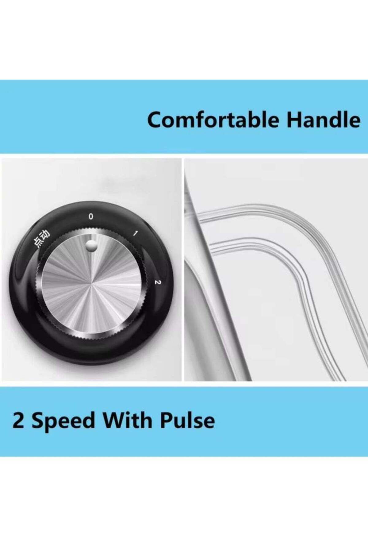 REFURA-2 in 1 Countertop Blender, 1.5L, Grinder Attachment, 2 Speed, Pulse Setting 5