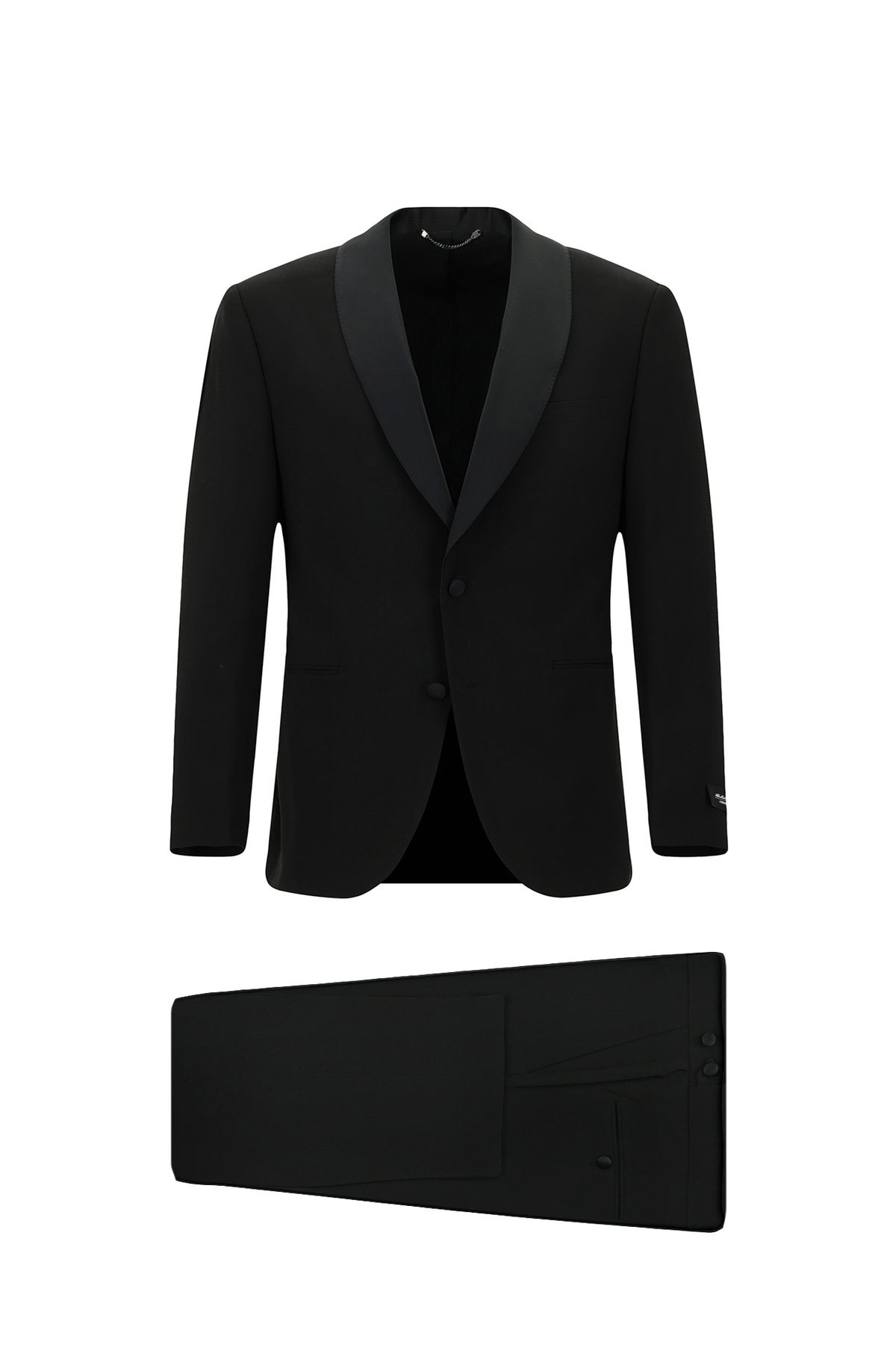 کیگیلی کت و شلوار پشمی یقه شالی معمولی و کت و شلوار دامادی