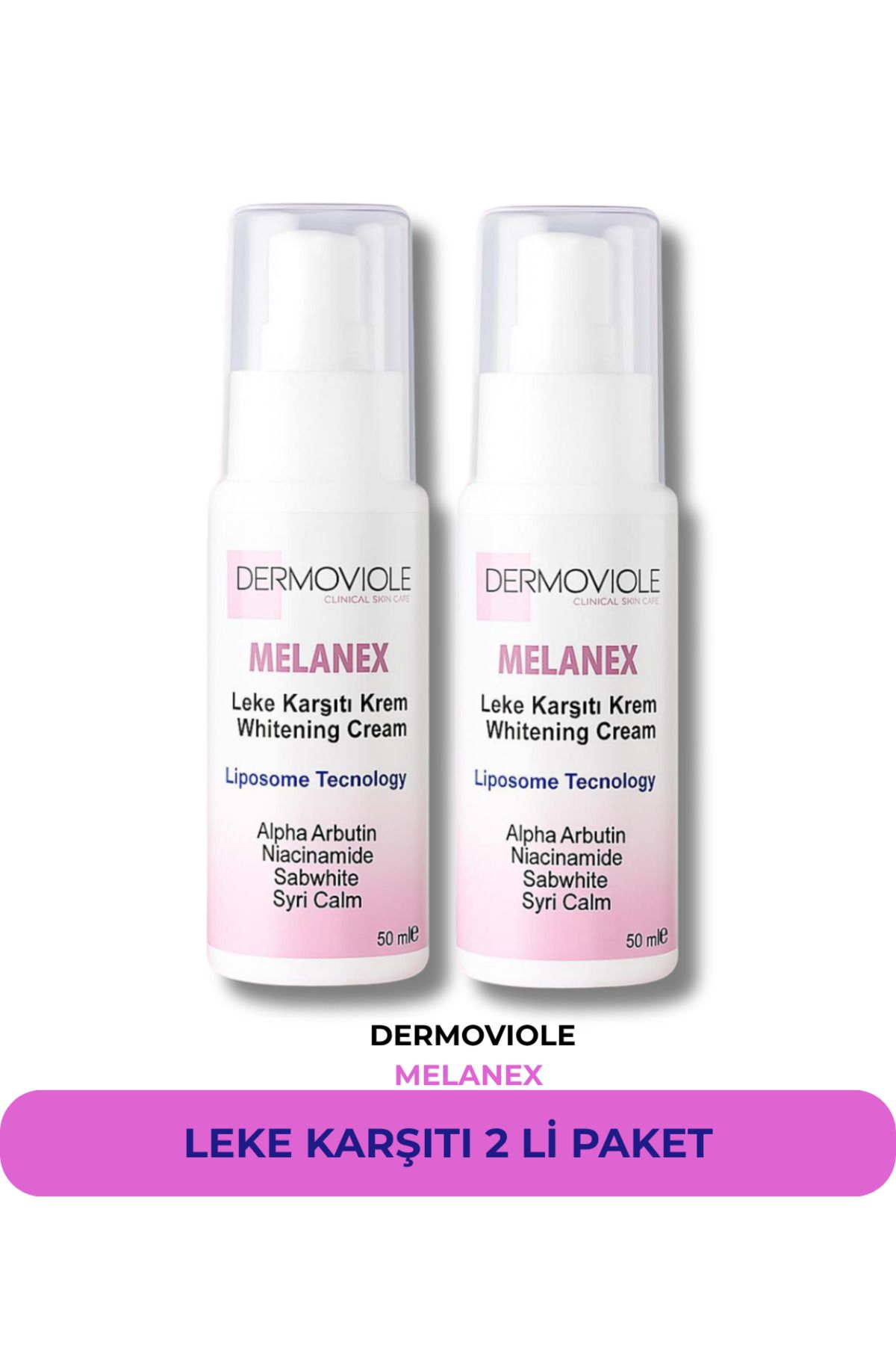 DERMOVIOLE LEKE KARŞITI 2 Lİ PAKET