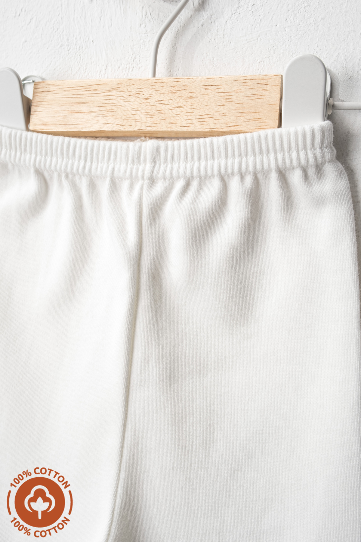 Miniel Unisex Bebek Pamuklu 0-6 Ay Patikli Bebek Pantolon 3lü Renkli Set fotoğrafı 6 (önizleme)