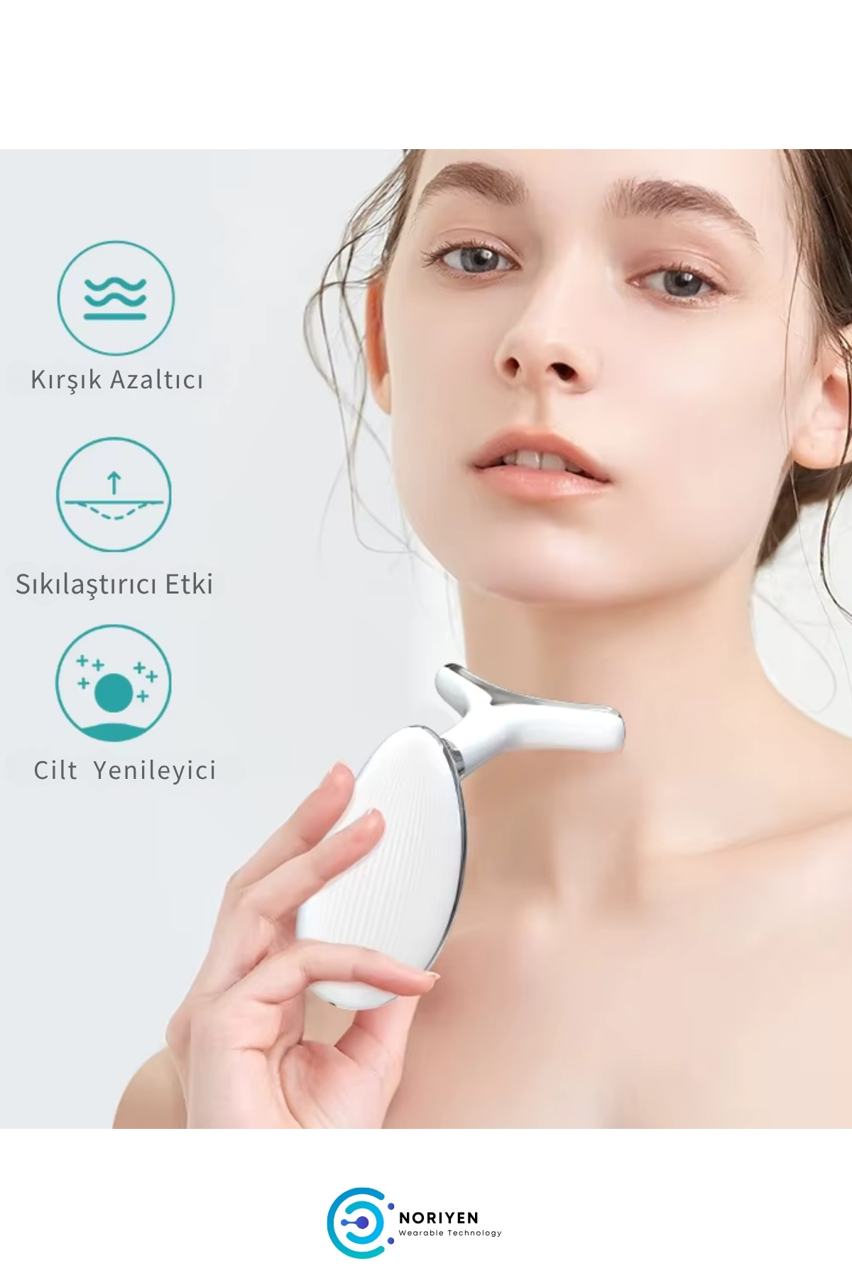 Yeni Nesil Hızlı Etkili Yüz ve Boyun Kırışıklık Giderici Gıdık Sarkma Karşıtı Ems Güzellik Cihazı
