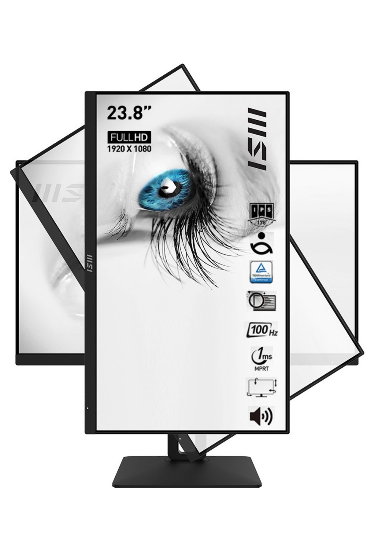 23.8" Pro Mp242ap 1920x1080 (FHD) 16:9 Flat Ips 100hz 1ms Adaptive-sync Pivot Monitör