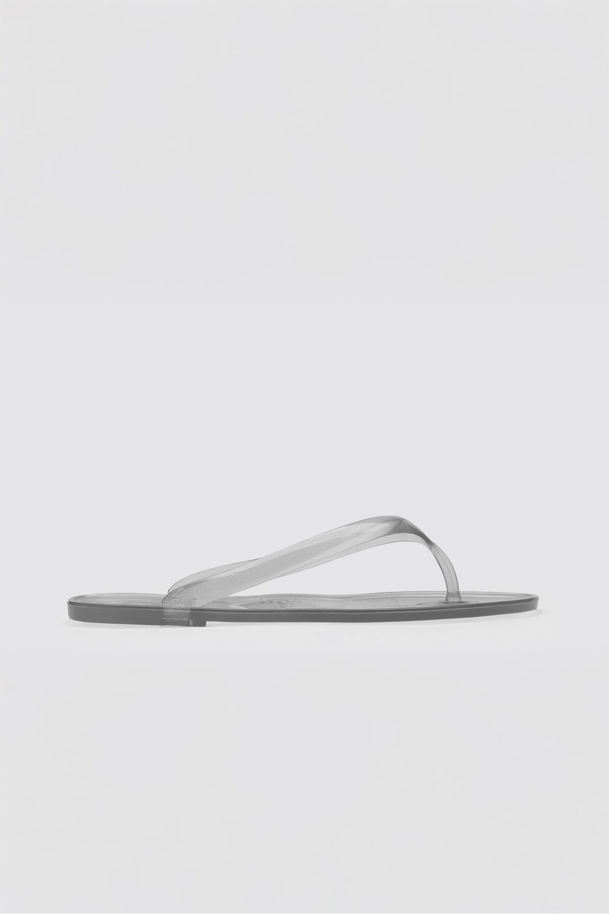 OZYO-Desta Transparent Black Beach Slippers 2