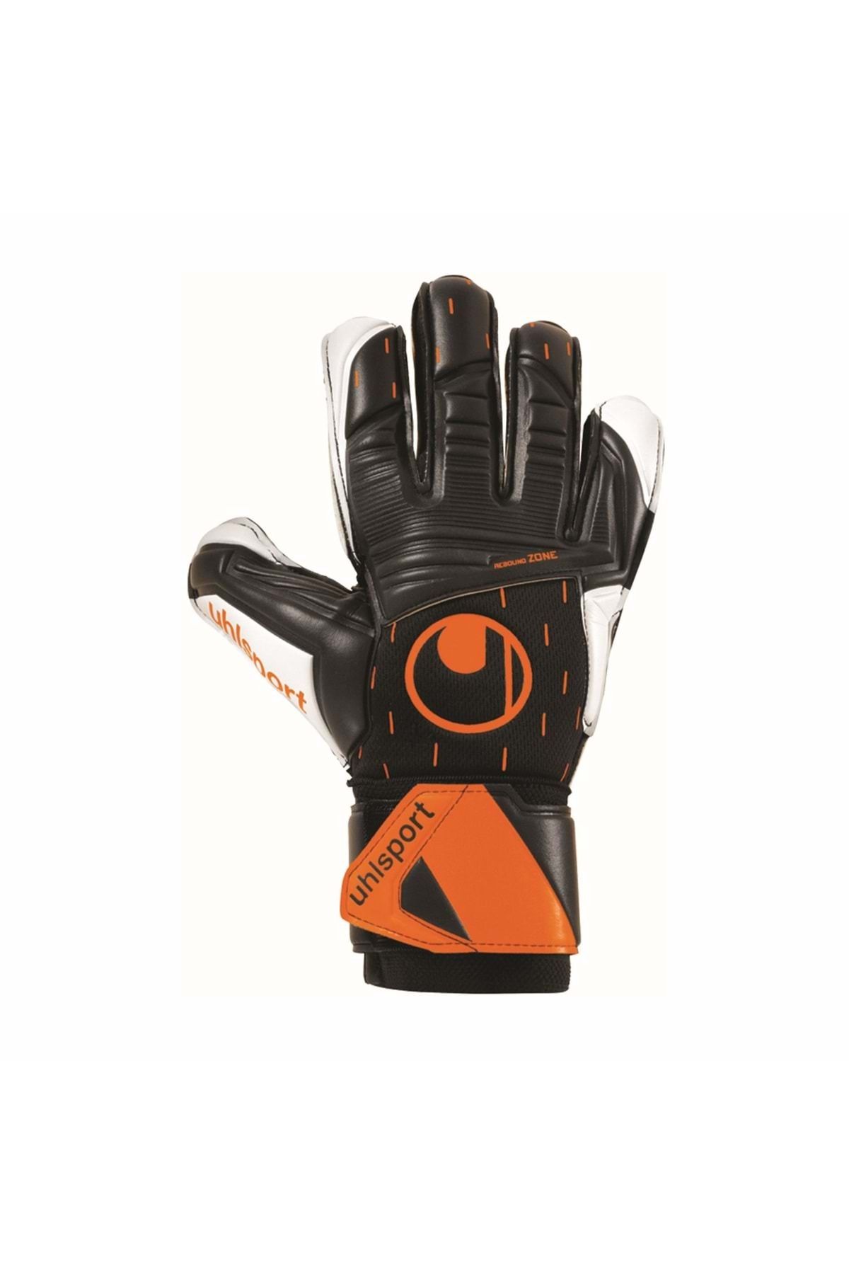 دستکش دروازه بان مشکی مردانه و زنانه Goalkeeper Glove Speed تماس با سیاه SuperSoft uhlsport
