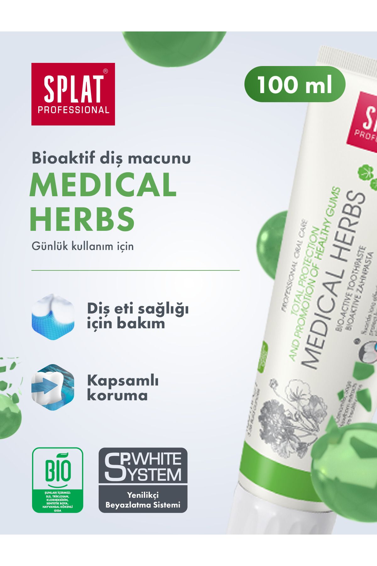 Splat-Professional Medical Herbs Toothpaste 100 ml 3