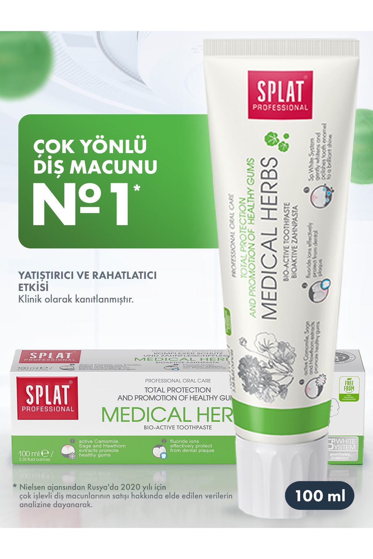 Splat-Professional Medical Herbs Toothpaste 100 ml 2