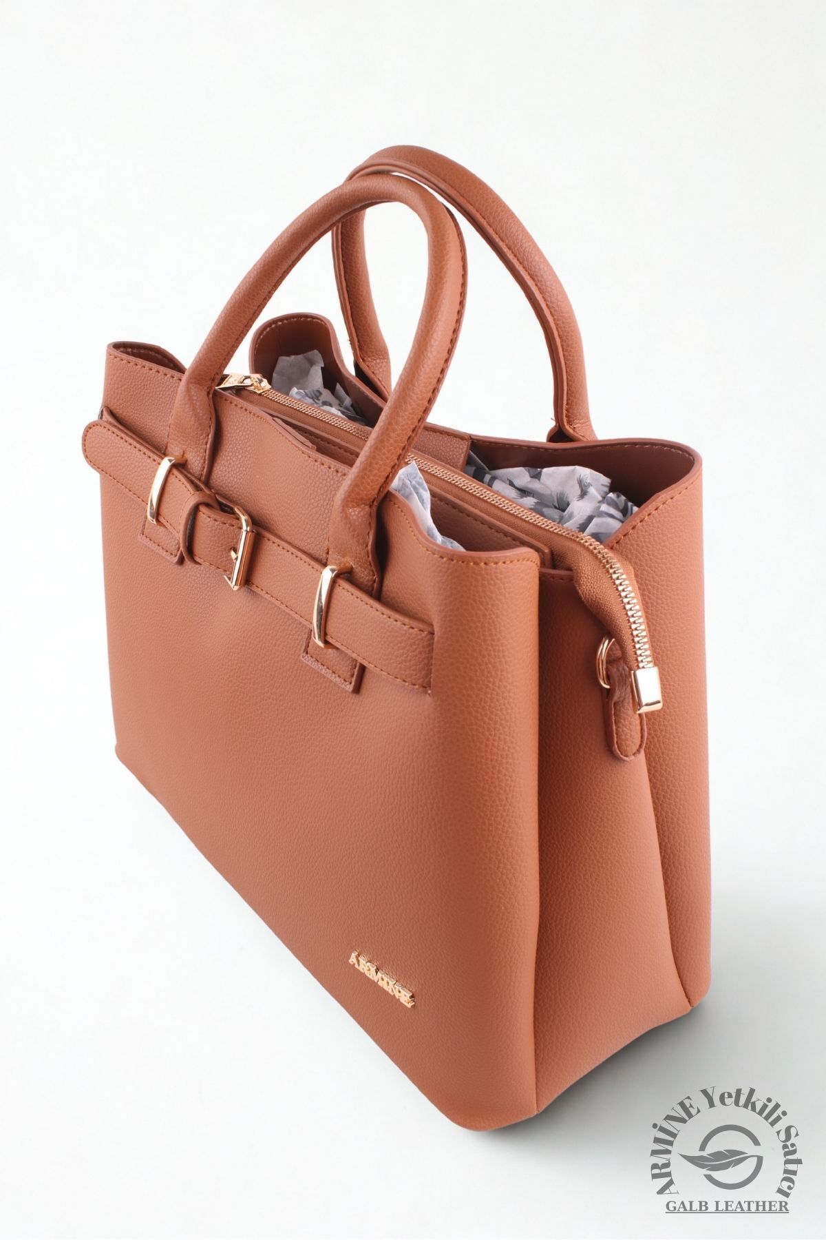 Armine-Original Armine Premium Quality Women's Shoulder and Hand Bag Suitable for Daily Use Brown +1 395 6